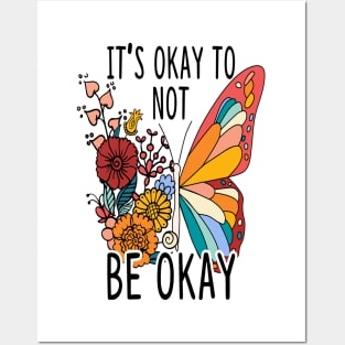 Its okay not to be okay funny Posters and Art